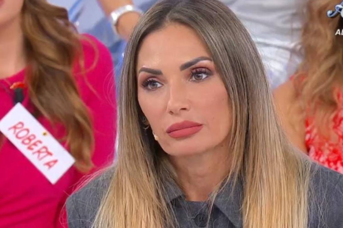 Ida Platano nello studio di Uomini e Donne