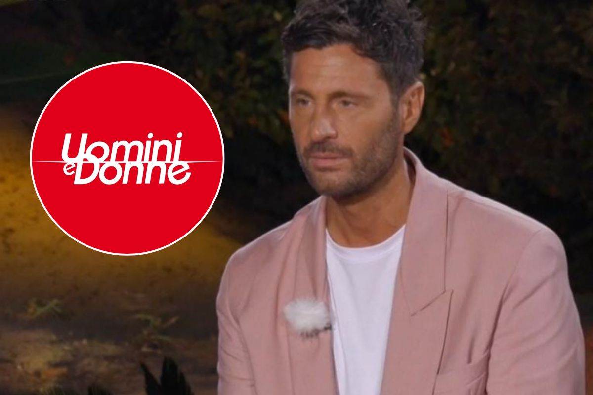 Filippo Bisciglia e logo Uomini e Donne