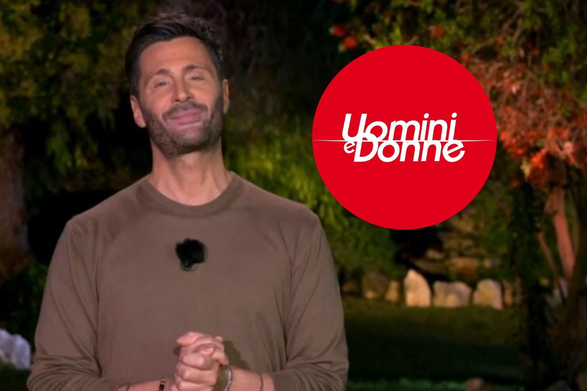 Filippo Bisciglia e logo Uomini e Donne