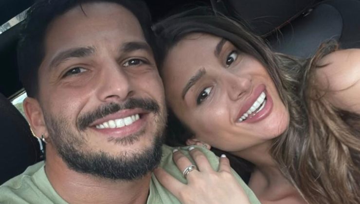 Selfie di Gianmarco Steri e Cristina Ferrara