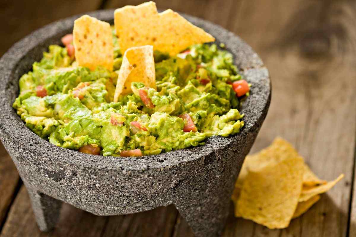 ciotola con guacamole