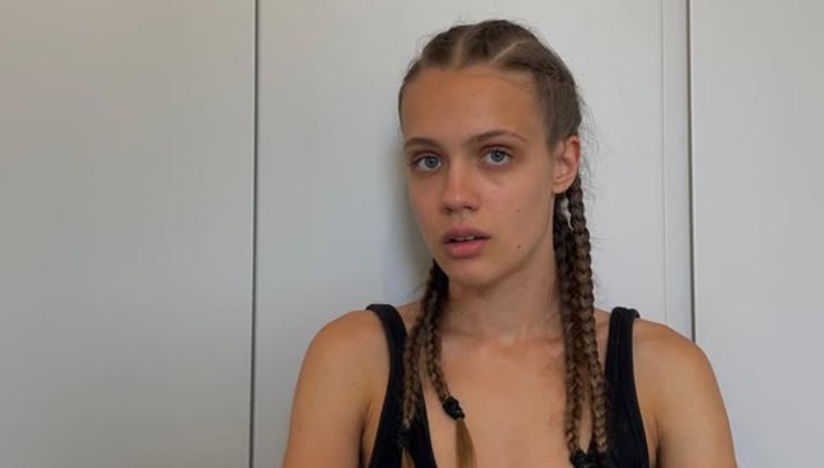 L'attrice Iuliana Calcatinci