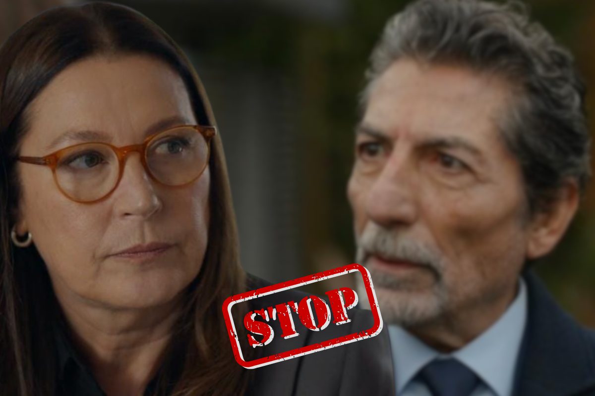 Guzide e Tarik in Tradimento con la scritta Stop