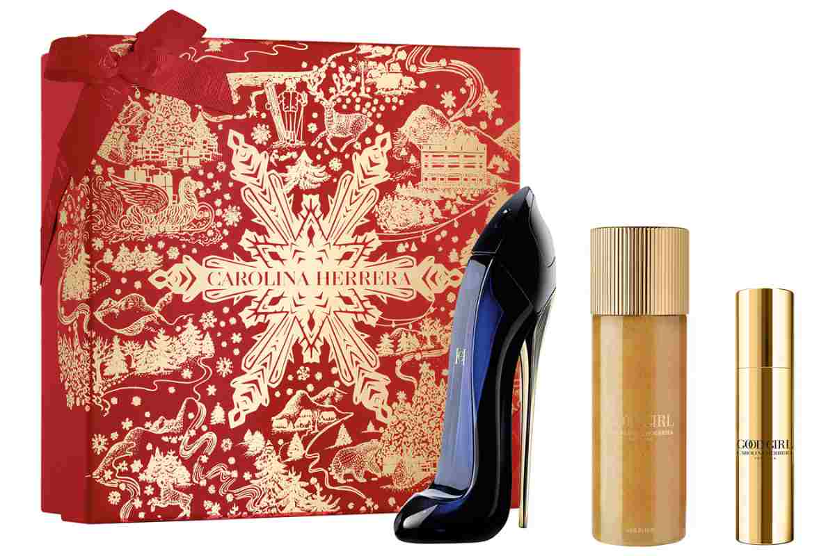 Cofanetto Good Girl Eau de Parfum and Leg elixir and Travel spray di CAROLINA HERRERA