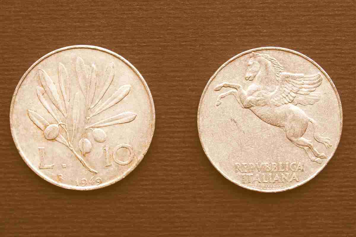 moneta da 10 lire fronte e retro