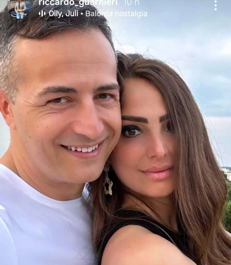 riccardo guarnieri su Instagram con la fidanzata