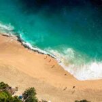 Spiaggia di Bali presa dall'alto