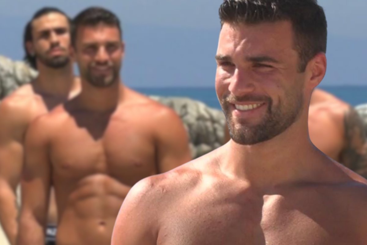 Collage del tentatore Flavio a Temptation Island