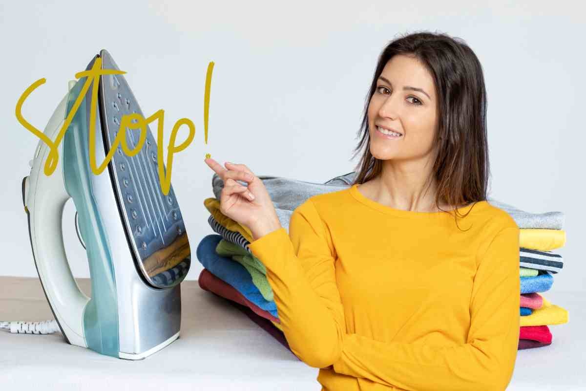 Ferro da stiro e magliette
