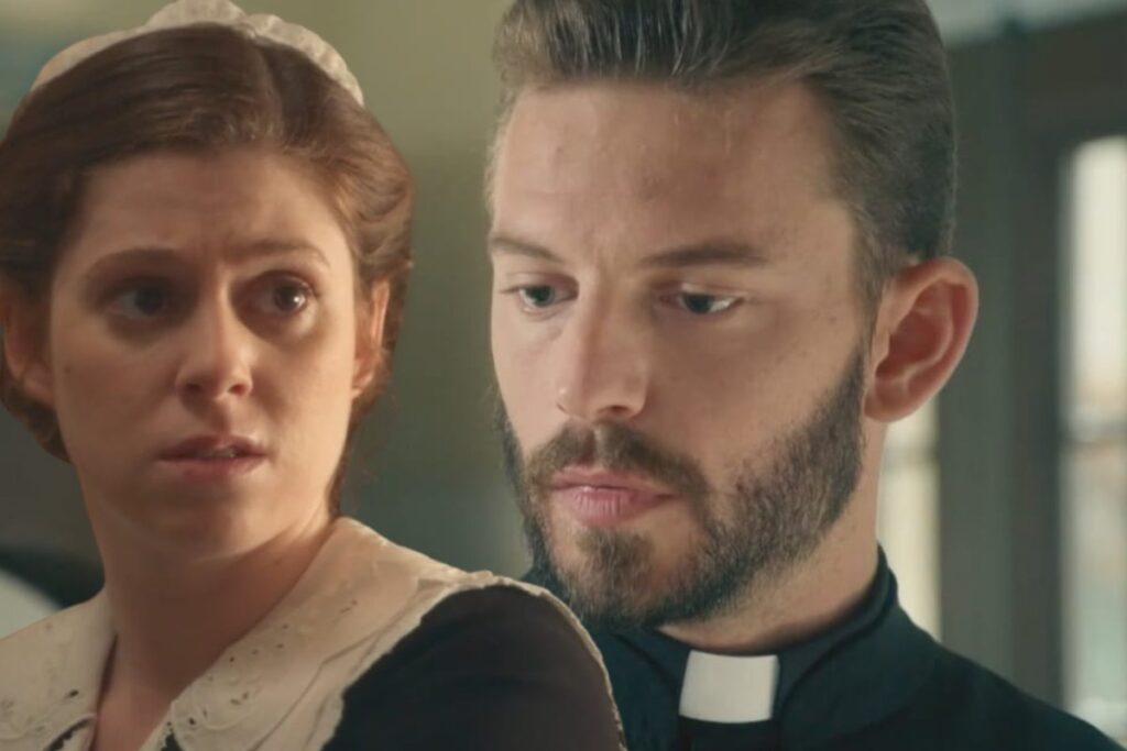 maria e padre samuel ne la promessa