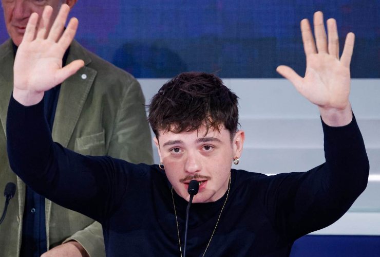 olly in conferenza stampa a sanremo