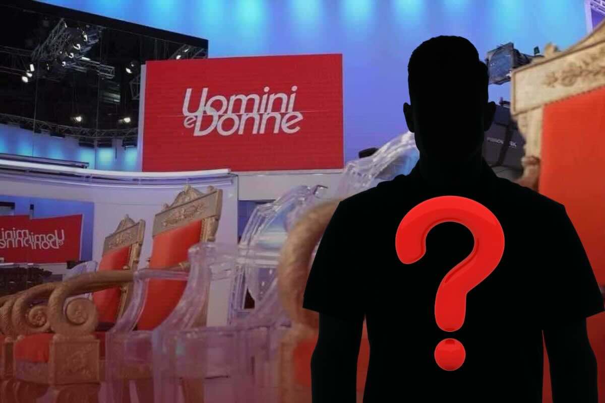 Troni Uomini e Donne, sagoma uomo, punto di domanda