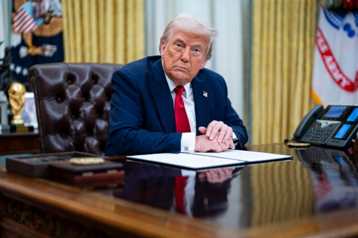 Donald Trump nello studio ovale