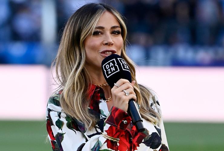 diletta leotta a bordocampo con DAZN