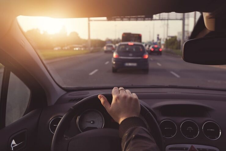 Alla guida dell'auto