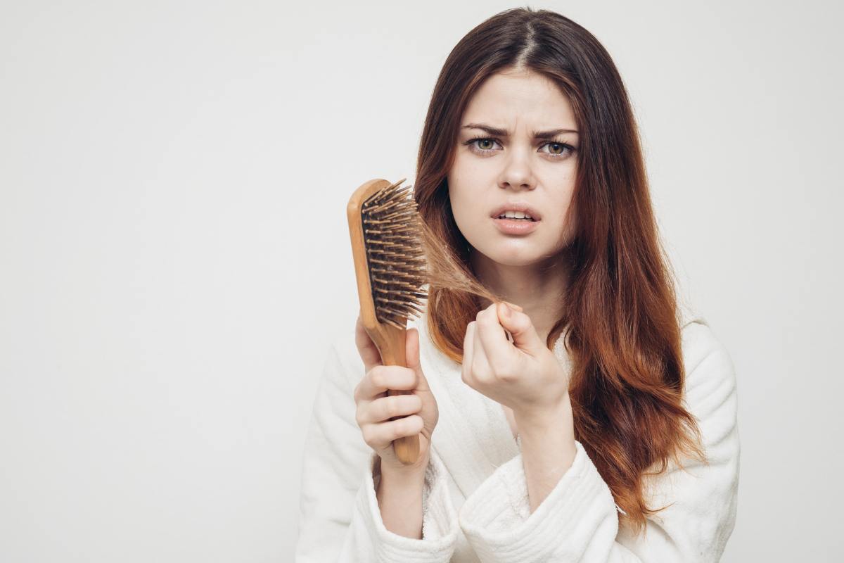 Capelli nella spazzola