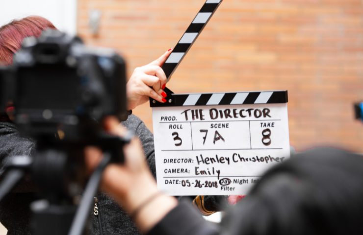 Un ciak su un set