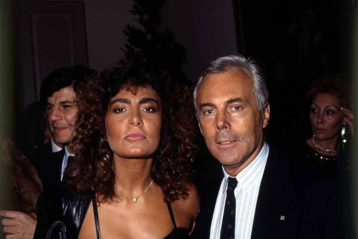 Giorgio Armani e Loredana Bertè in una foto di archivio