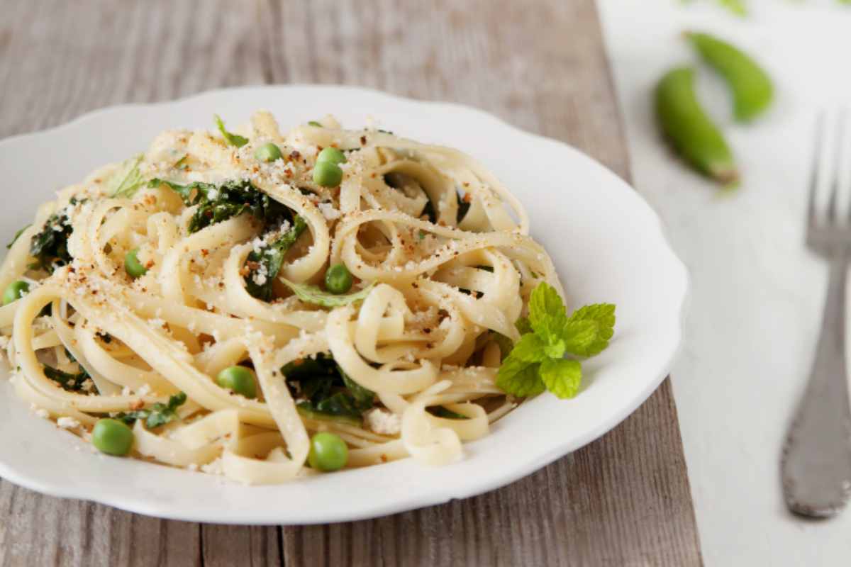 Un piatto di pasta sbrisolona