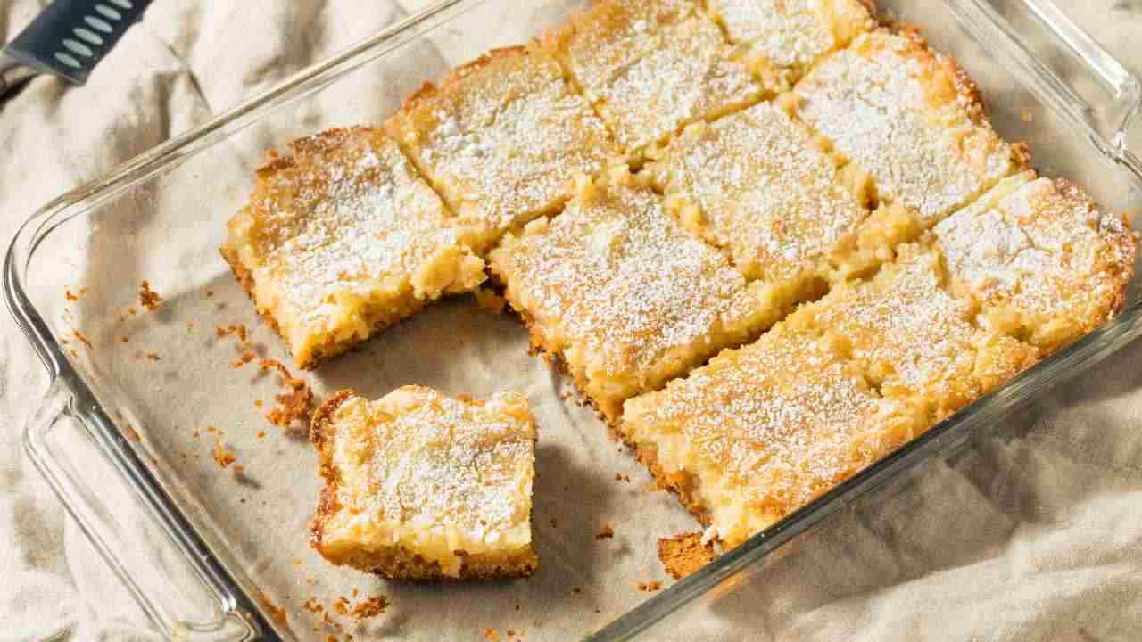 Torta invisibile in teglia