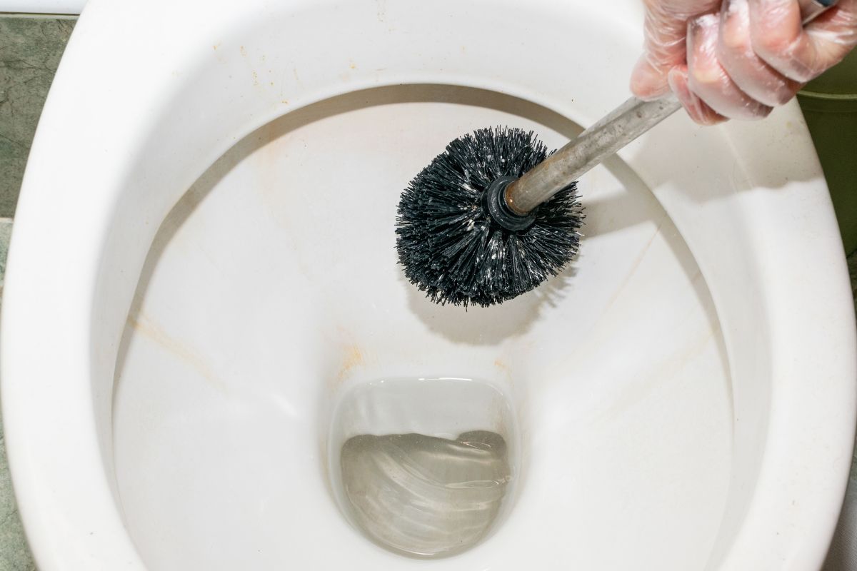 Wc da pulire con lo spazzolone