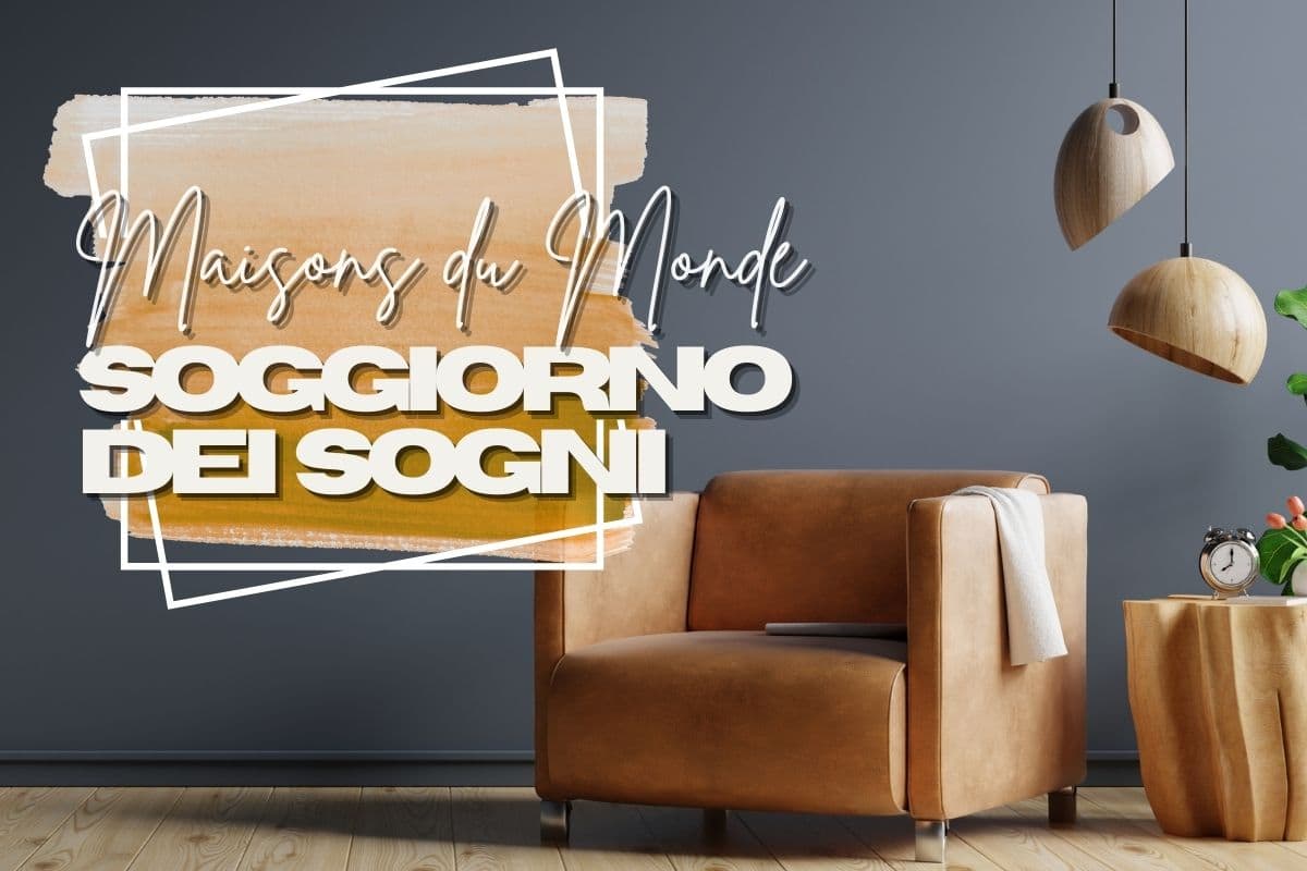 soggiorno di fondo e scritte in primo piano