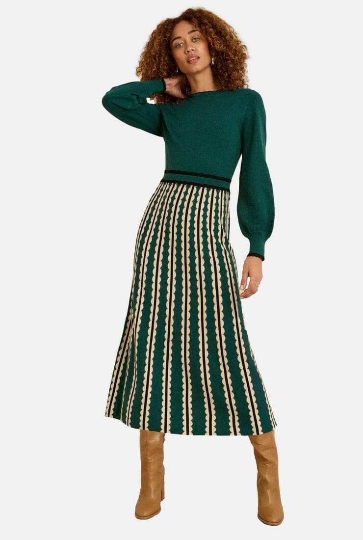 Abito mini verde