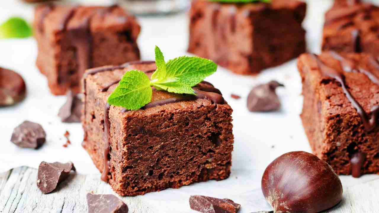 Brownies alle castagne pourfemme.it