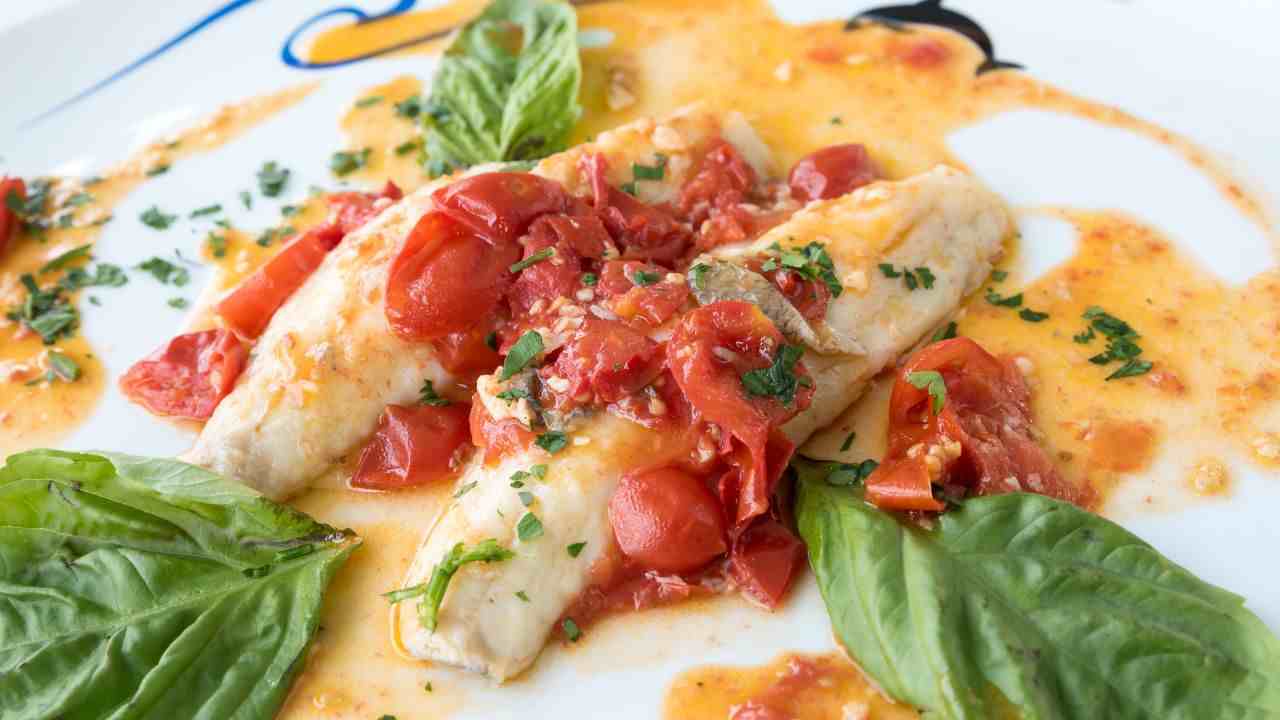 Filetti di merluzzo con pomodorini pourfemme.it
