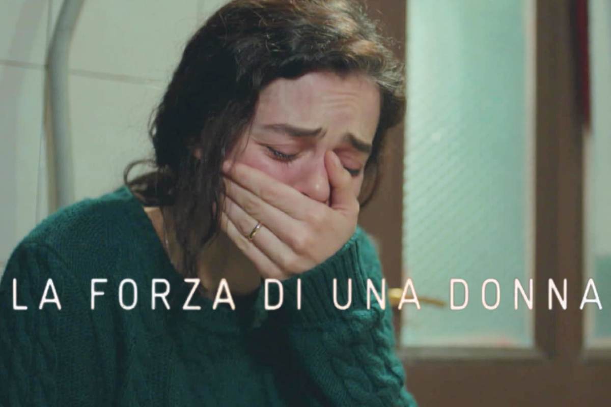 Bahar piange in La Forza di una Donna