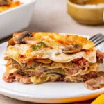 Lasagne salsicce e funghi pourfemme.it