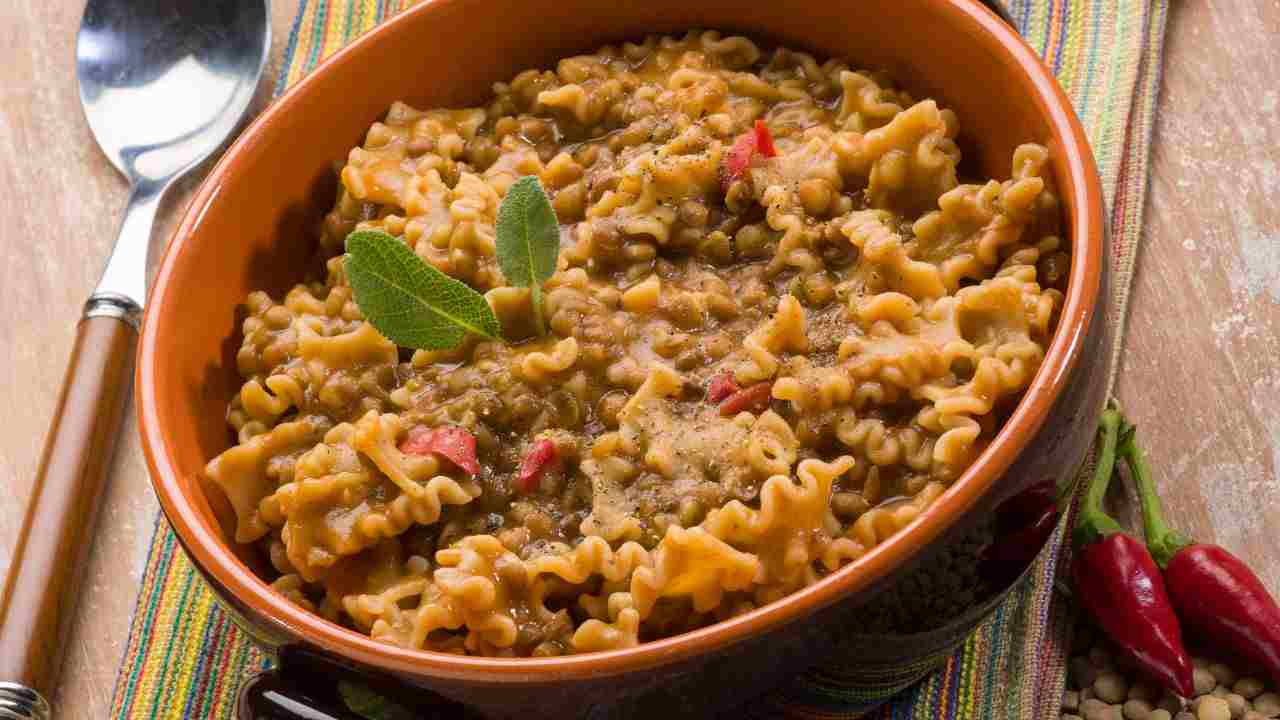 Pasta e lenticchie pourfemme.it