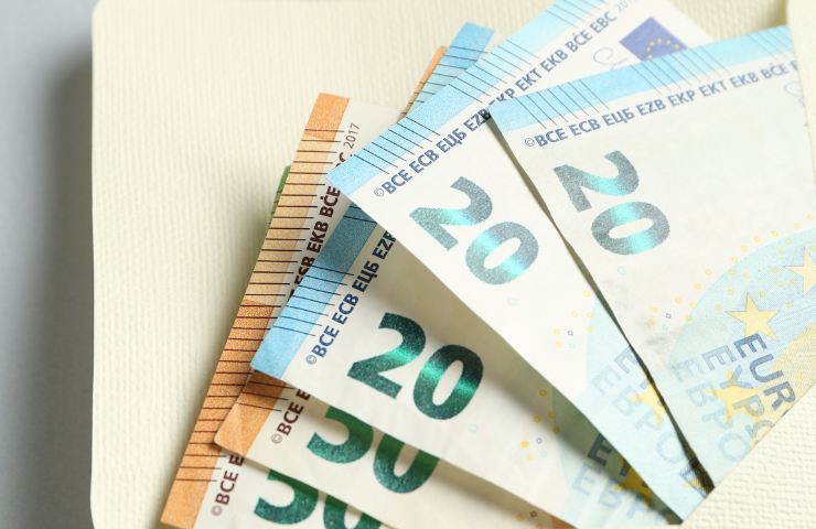 Delle banconote in euro