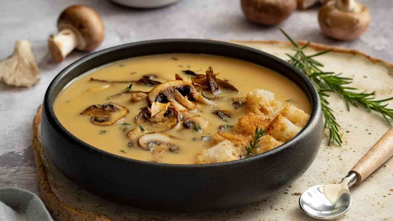 Vellutata di funghi pourfemme.it