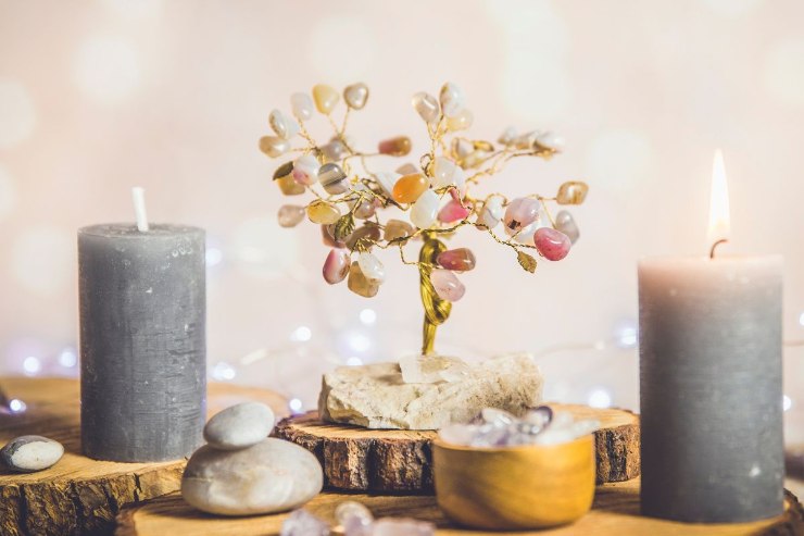 candele e oggetti vari