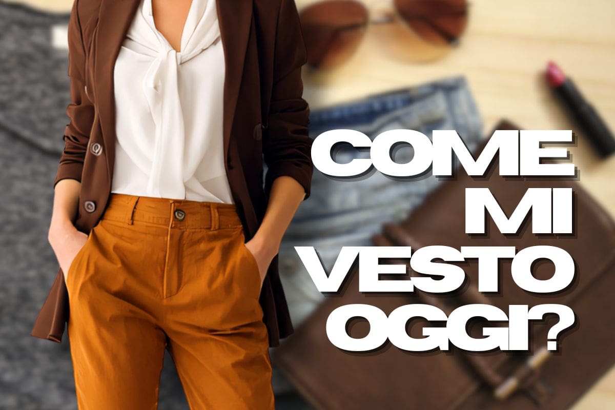 donna con giacca e pantaloni