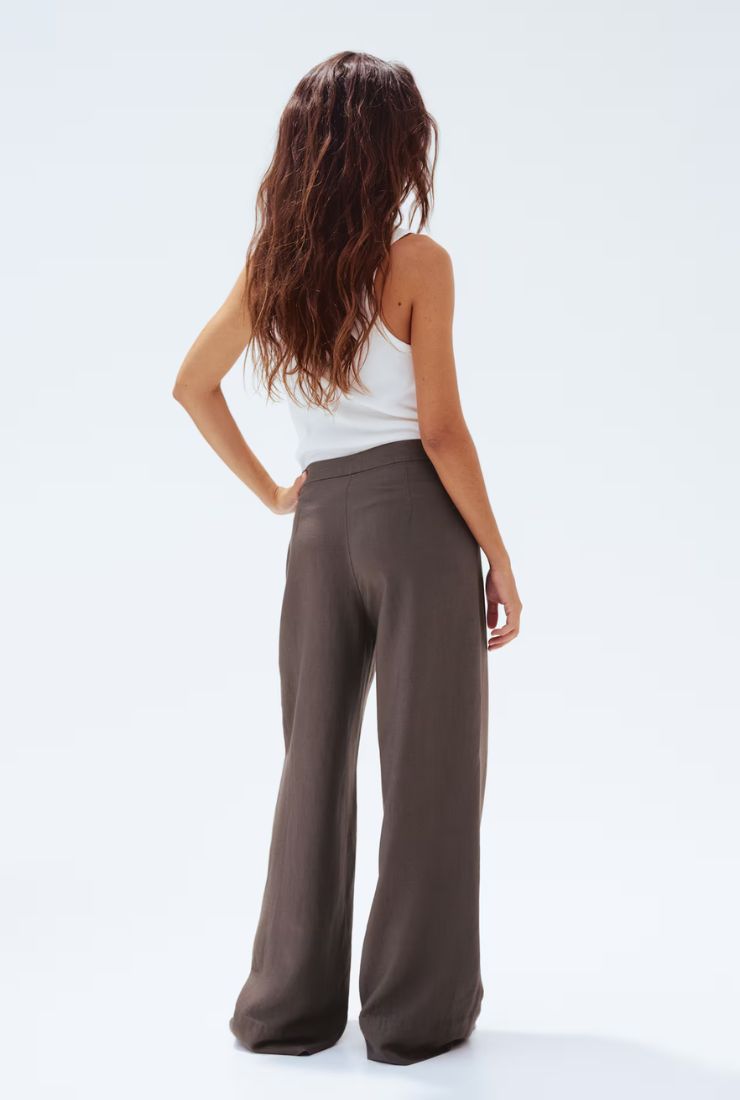 pantaloni in lino