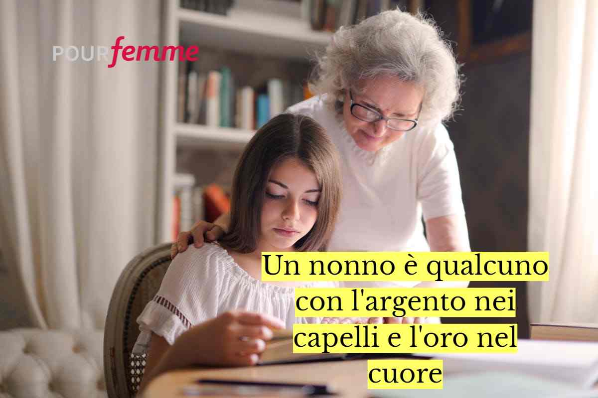 nonna con nipote