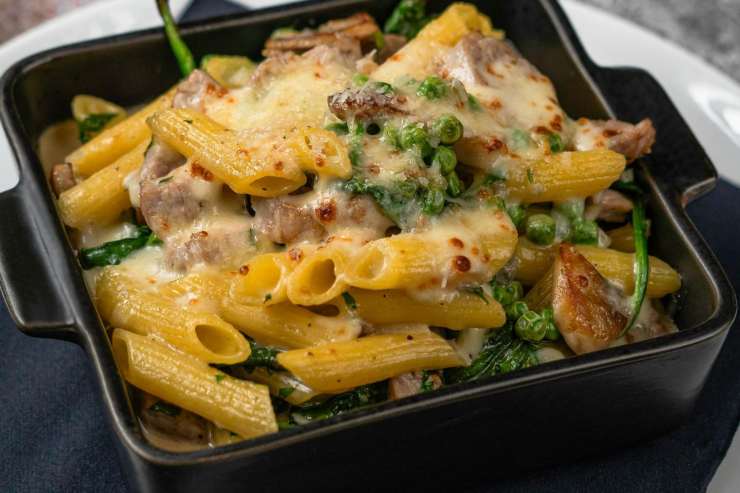 teglia con pasta al forno