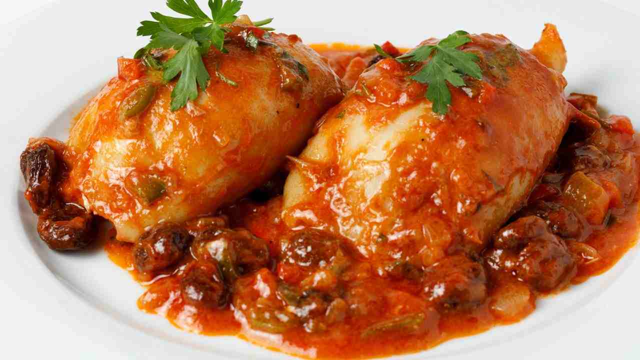 Calamari ripieni alla puttanesca pourfemme.it