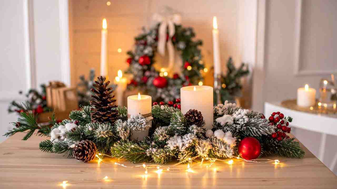 Centro tavola fai da te natalizio pourfemme.it