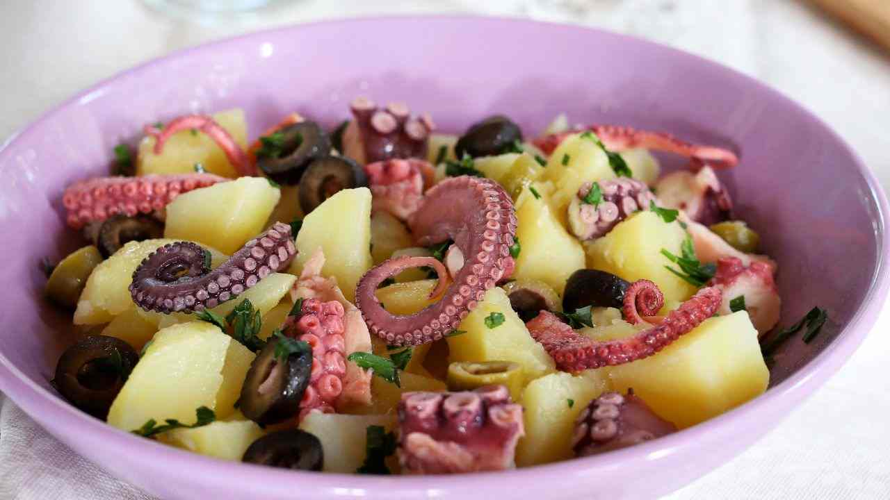 Insalata di polpo con le patate pourfemme.it
