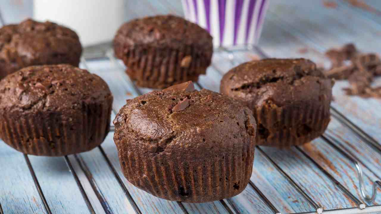 Muffin di cioccolato al latte pourfemme.it