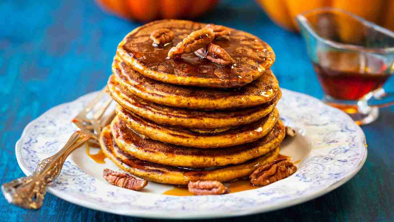 Pancake di zucca e noci pourfemme.it