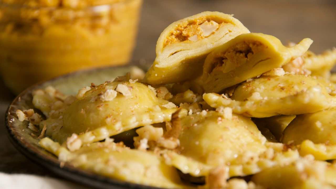 Ravioli di zucca e speck pourfemme.it