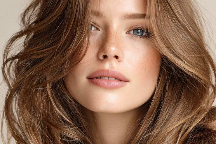 ragazza in primo piano