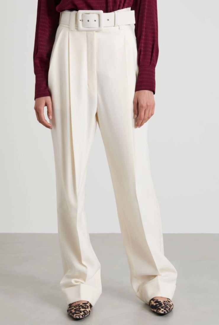 Pantaloni panna in lana