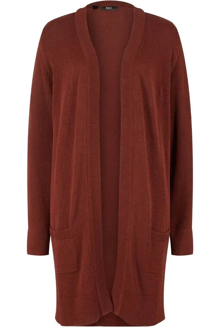 cardigan terracotta