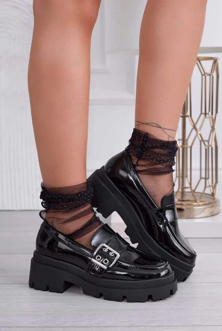 Mocassini con fibbia