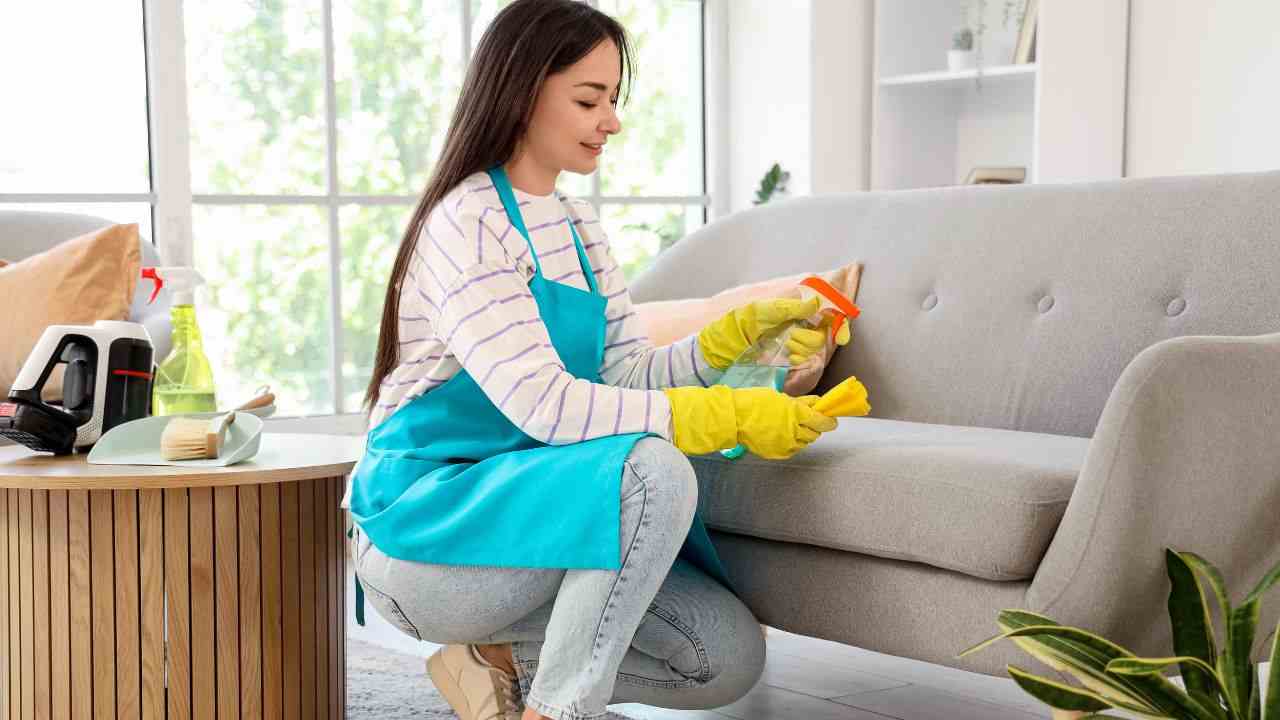 pulire il divano in tessuto pourfemme.it